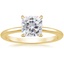 18K Yellow Gold Petite Elodie 1.5mm Ring, smalltop view
