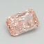 1.04 Ct. Fancy Vivid Pink Radiant Lab Grown Diamond