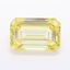 12.06 Ct. Fancy Intense Yellow Emerald Lab Grown Diamond