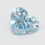 1.53 Ct. Fancy Vivid  Blue Heart Lab Grown Diamond