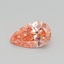 0.52 Ct. Fancy Intense Pink Pear Lab Grown Diamond