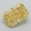 1.01 Ct. Fancy Vivid Yellow Radiant Lab Grown Diamond
