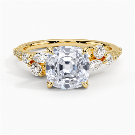 Milgrain Engagement Ring