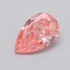 0.29 Ct. Fancy Vivid  Pink Pear Lab Grown Diamond