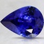 12.8x9.3mm Violet Pear Tanzanite