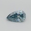 0.60 Ct. Fancy Intense Green Blue Pear Lab Grown Diamond
