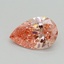 0.52 Ct. Fancy Intense Pink Pear Lab Grown Diamond