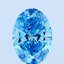 1.51 Ct. Fancy Blue Oval Lab Grown Diamond