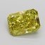 5.01 Ct. Fancy Vivid Yellow Radiant Lab Grown Diamond