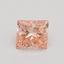 0.90 Ct. Fancy Intense Pink Princess Lab Grown Diamond