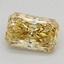 1.00 Ct. Fancy Intense  Yellow Radiant Lab Grown Diamond