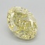 2.79 Ct. Fancy Intense Yellow Oval Lab Grown Diamond