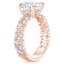14K Rose Gold Glacé Diamond Ring (3/4 ct. tw.), smallside view