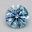 1.00 Ct. Fancy Vivid  Blue Round Lab Grown Diamond