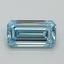2.00 Ct. Fancy Intense Blue Emerald Lab Grown Diamond