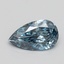 0.54 Ct. Fancy Vivid Blue Pear Lab Grown Diamond