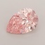 0.96 Ct. Fancy Vivid Pink Pear Lab Grown Diamond