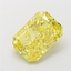 3.7 Ct. Fancy Vivid Yellow Radiant Lab Grown Diamond