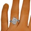 The Anila Ring, smalltop view on a hand
