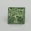 0.76 Ct. Fancy Vivid Pacific Green Princess Lab Grown Diamond