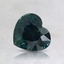 6.3x6.9mm Teal Heart Montana Sapphire