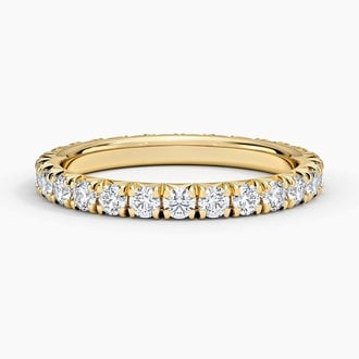 French Pavé Eternity Lab Diamond Ring (1 ct. tw.)