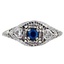 Art Nouveau Sapphire Vintage Ring