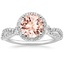 18K White Gold Luxe Willow Halo Diamond Ring (2/5 ct. tw.), smalltop view