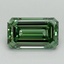2.17 Ct. Fancy Vivid Green Emerald Lab Grown Diamond