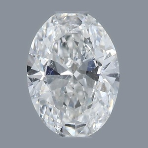 Oval diamond — real photo