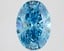 2.62 Ct. Fancy Vivid Blue Oval Lab Grown Diamond