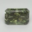 3.09 Ct. Fancy Vivid Green Radiant Lab Grown Diamond