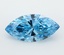 3.03 Ct. Fancy Vivid  Blue Marquise Lab Grown Diamond