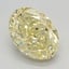 2.62 Ct. Fancy Intense Yellow Oval Lab Grown Diamond