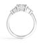 Art Deco-Inspired Emerald-Cut and Baguette Diamond Ring, smallview