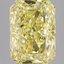 4.55 Ct. Fancy Vivid Yellow Radiant Lab Grown Diamond