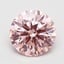 4.52 Ct. Fancy Intense  Pink Round Lab Grown Diamond