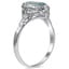 The Juillet Ring, smalltop view on a hand