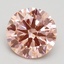 2.23 Ct. Fancy Intense Pink Round Lab Grown Diamond