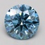 2.06 Ct. Fancy Vivid Blue Round Lab Grown Diamond