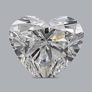 Heart diamond — real photo
