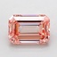 1.26 Ct. Fancy Intense Pink Emerald Lab Grown Diamond