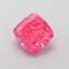 1.60 Ct. Fancy Vivid Pink Cushion Lab Grown Diamond