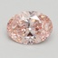 1.80 Ct. Fancy Intense Pink Oval Lab Grown Diamond