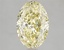 3.01 Ct. Fancy Intense Yellow Oval Lab Grown Diamond