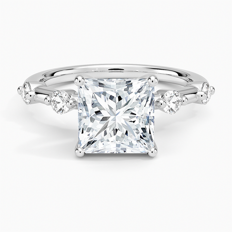 18K White Gold Aimee 1.7mm Diamond Ring