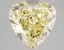 5.06 Ct. Fancy Vivid Yellow Heart Lab Grown Diamond