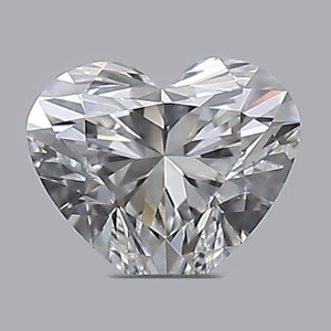 Heart diamond — real photo