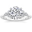 18K White Gold Luxe Melody Diamond Ring (1/5 ct. tw.), smalltop view