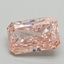 1.05 Ct. Fancy Vivid Pink Radiant Lab Grown Diamond